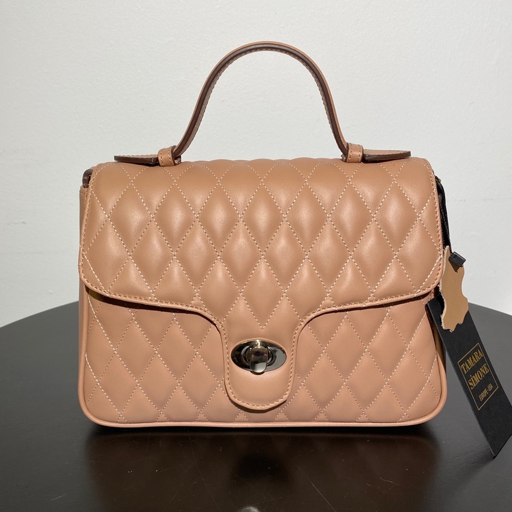 Tamara Simone genuine leather handbag - Picture 1 of 5